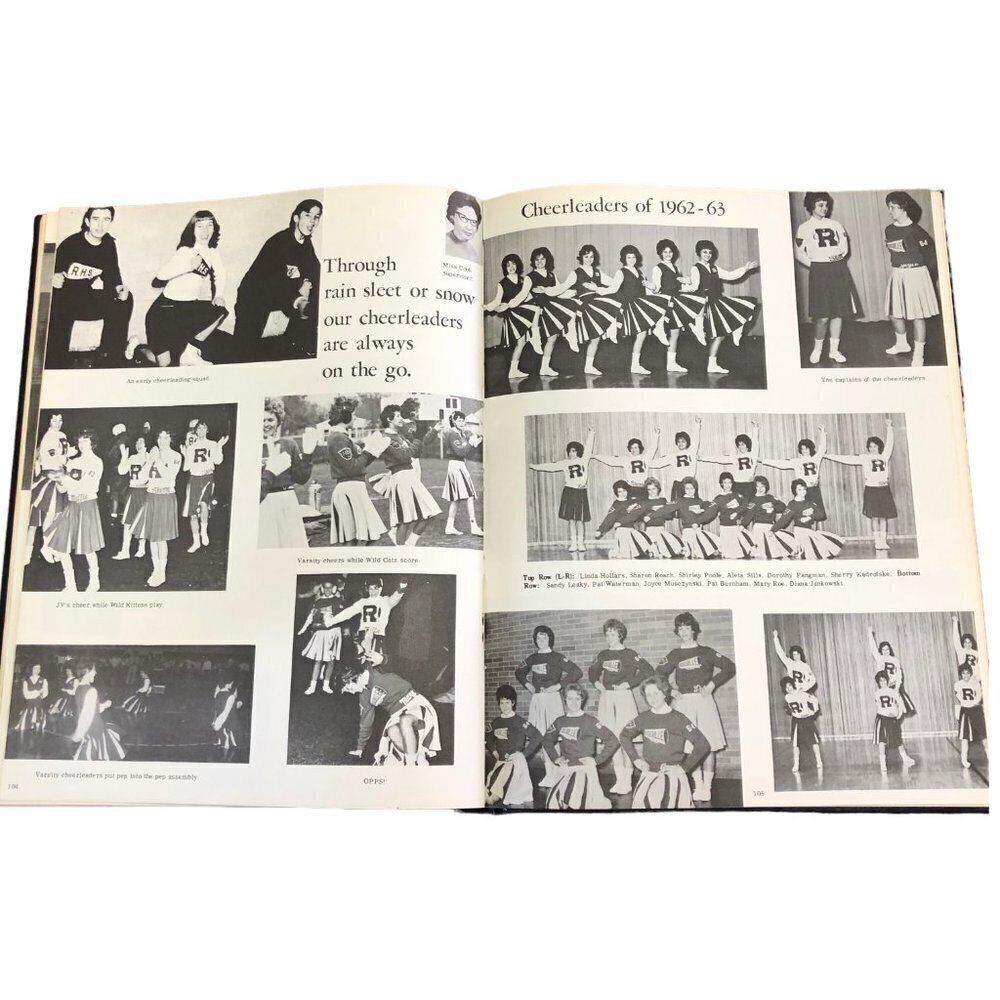 Roseville High School 1963 Yearbook The Tower Michigan Excellent Condition - Picture 9 of 15